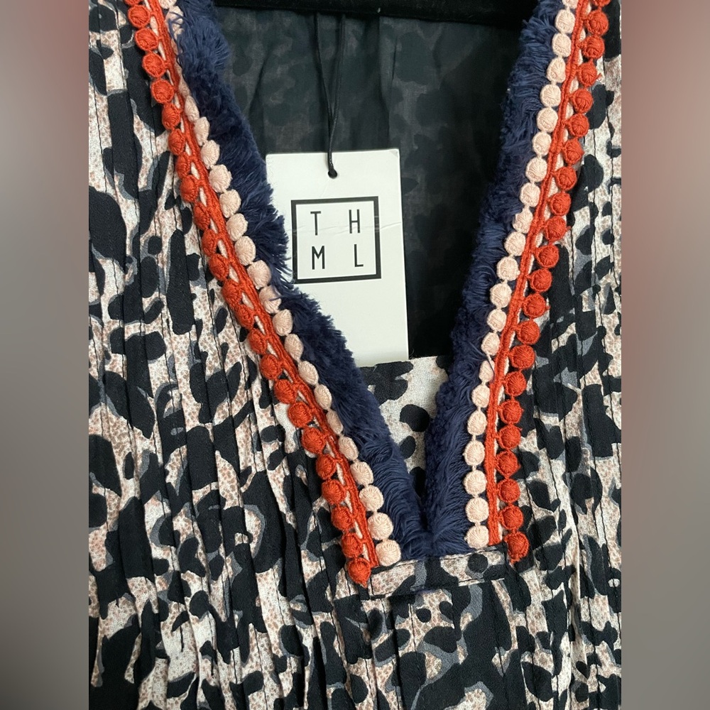 THML Animal Print Ruffle Dress - Picture 3 of 4
